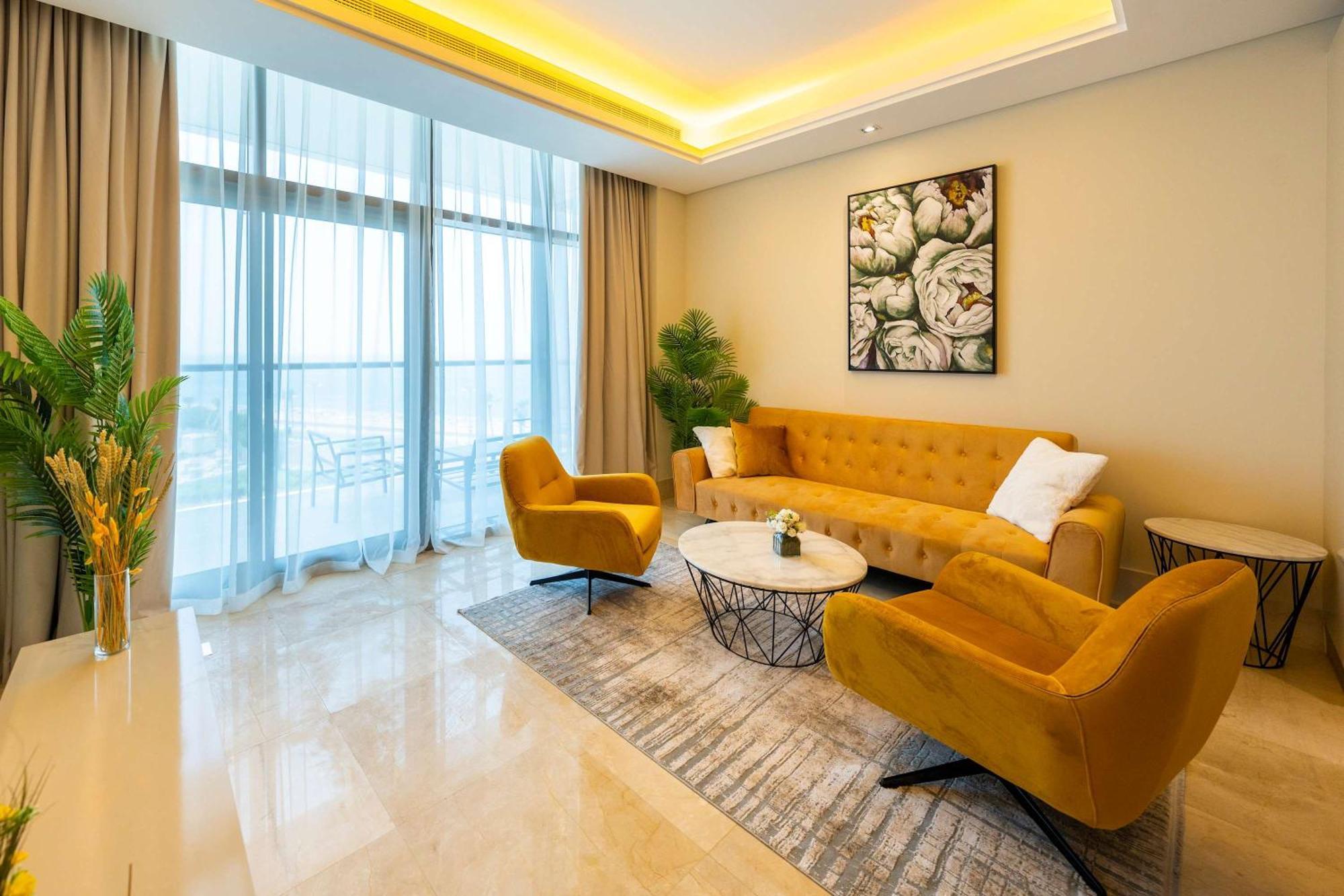 דובאי Spacious Beachfront 2 Bedroom Apartment - The 8 מראה חיצוני תמונה